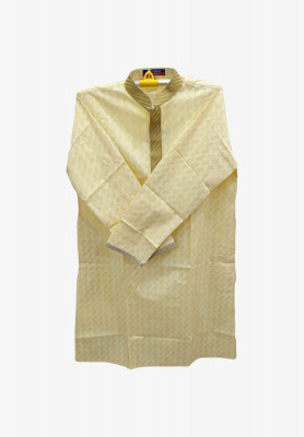 Light Yellow Colored stylist  Panjabi