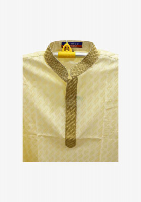 Light Yellow Colored stylist  Panjabi