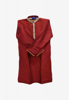 Maroon Colored stylist  Panjabi