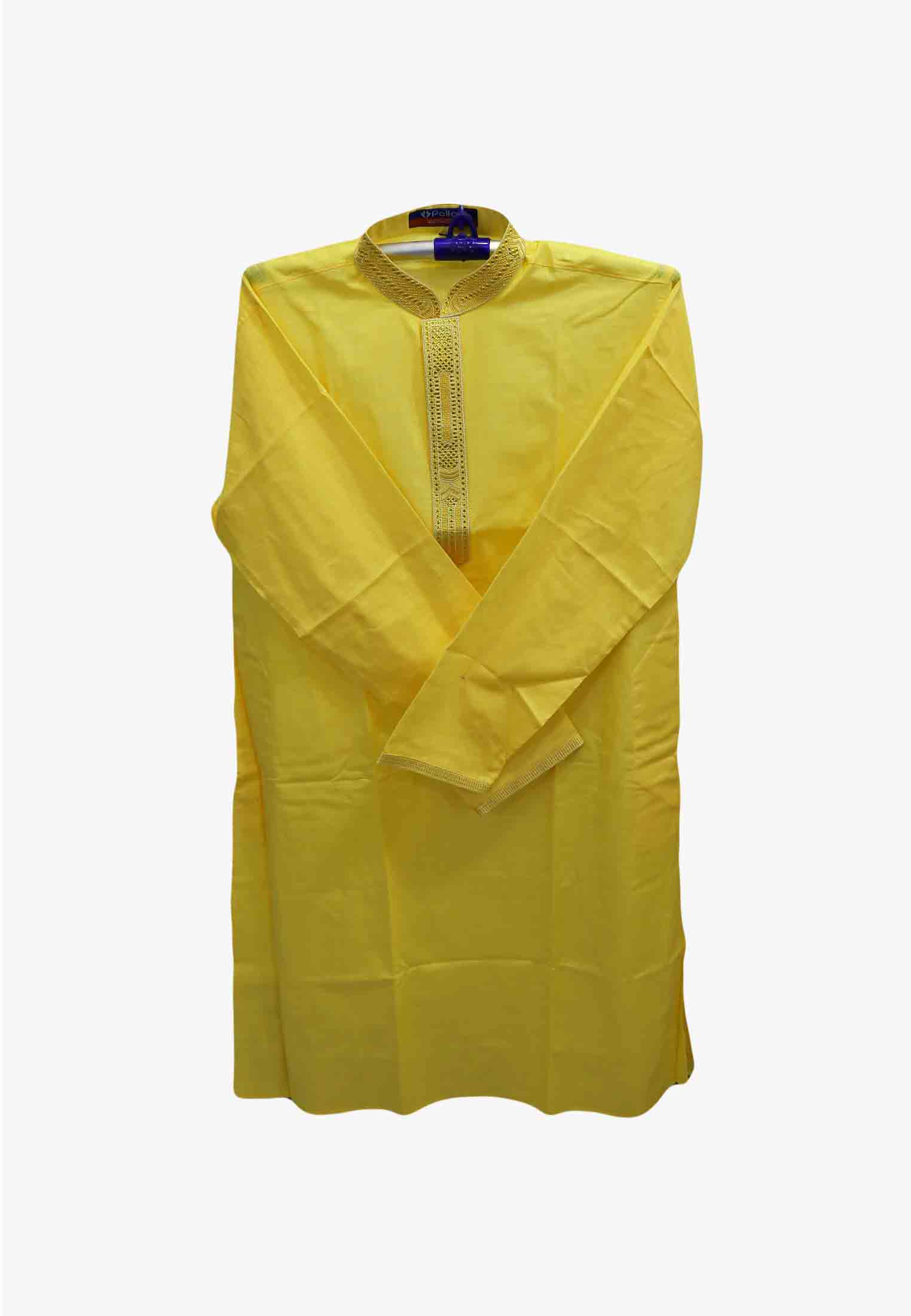 Yellow Colored stylist Panjabi