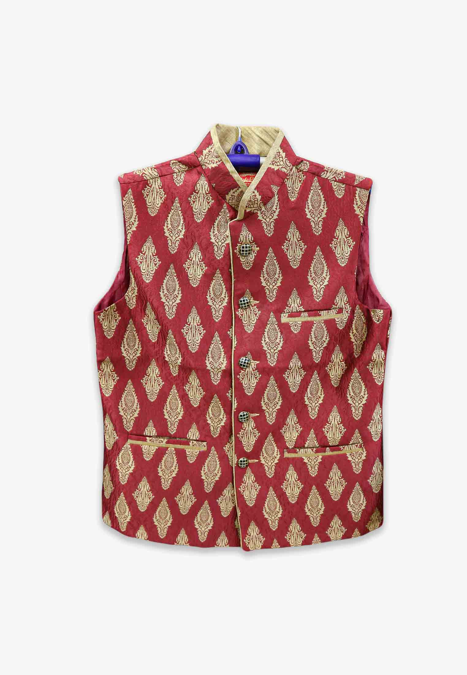 Maroon Indian Nagpuri Koti