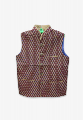 Maroon Indian Nagpuri Koti