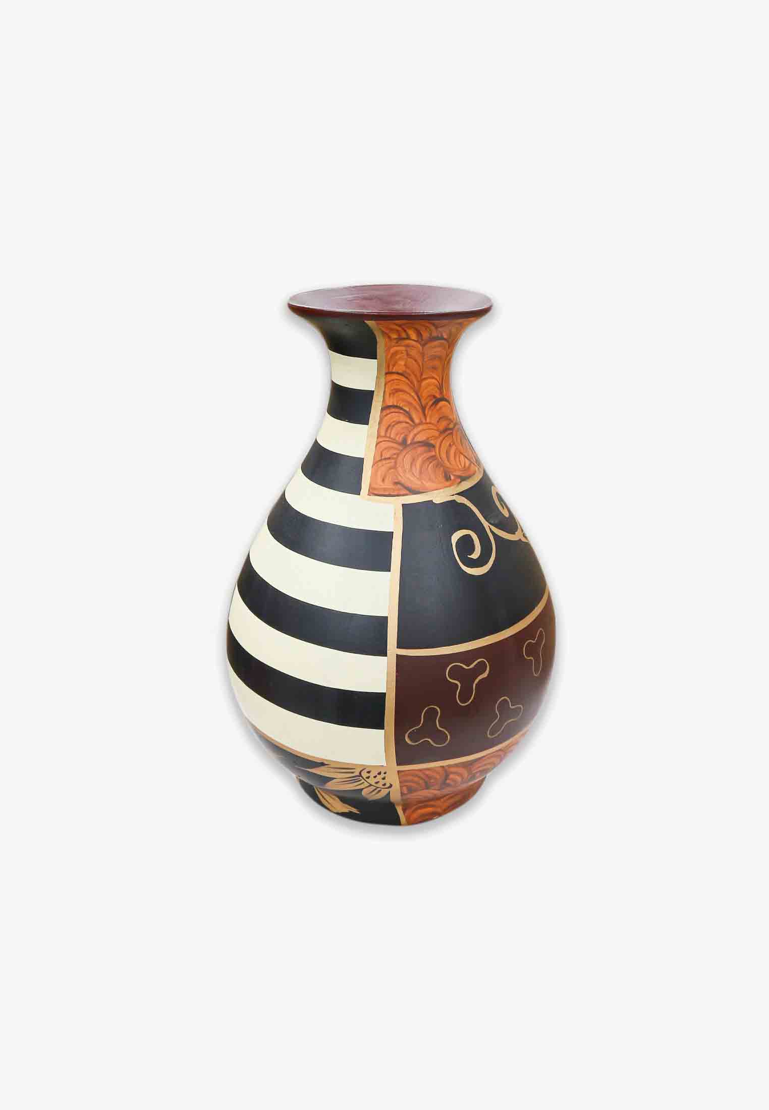 Colorful Chinese Flower Vase