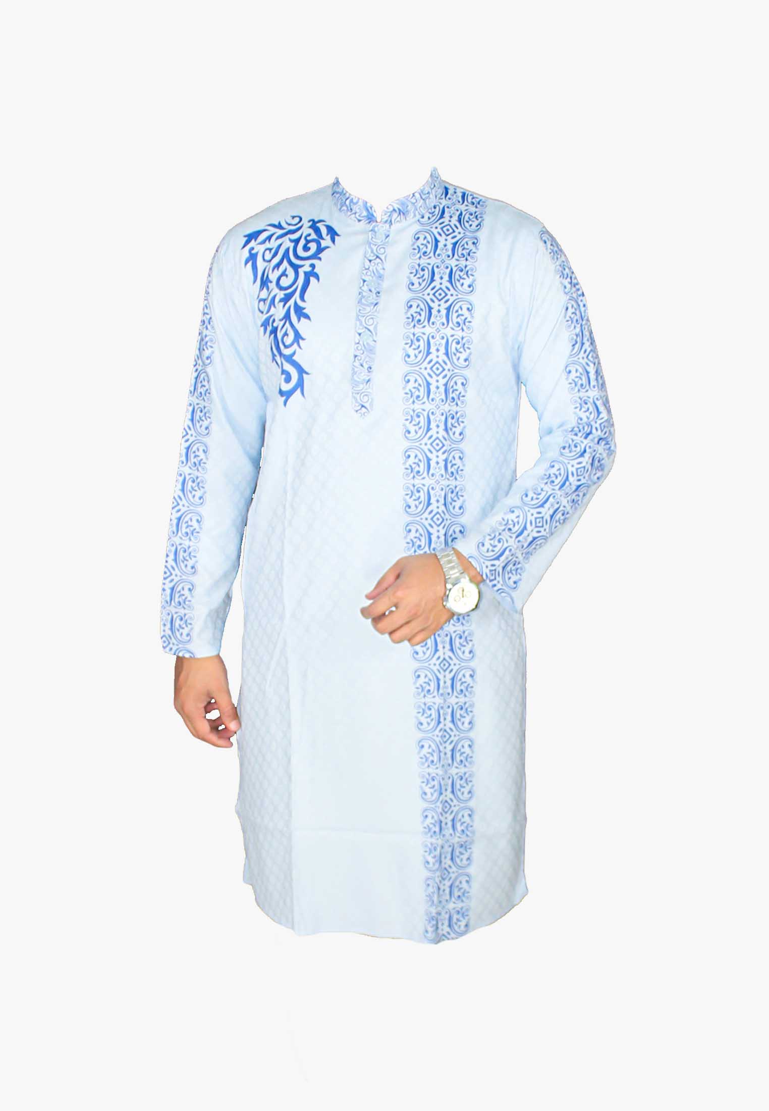 Semi long panjabi for men