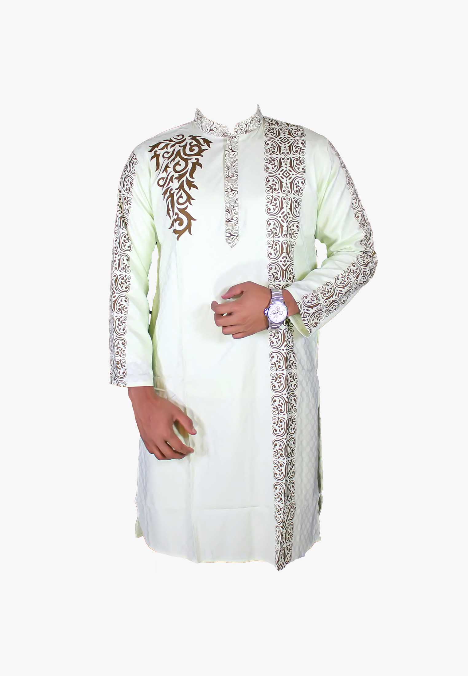 Semi long panjabi for men