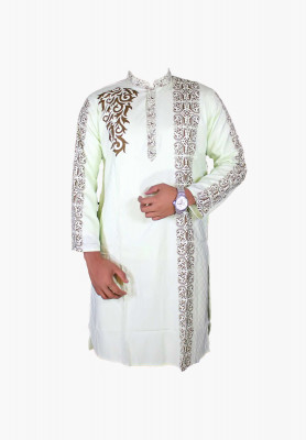 Semi long panjabi for men