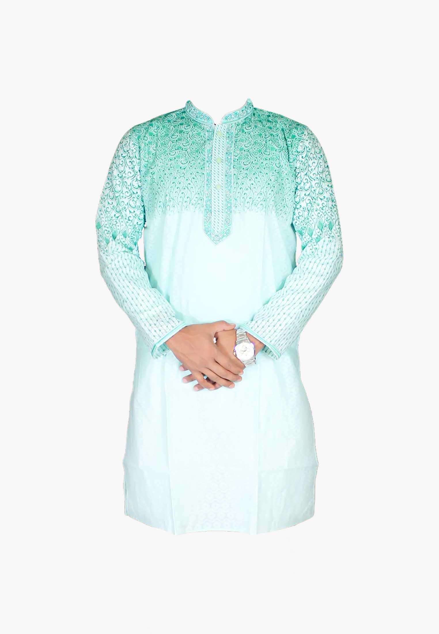 Semi long panjabi for men