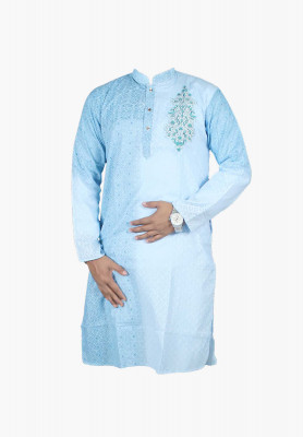 Semi long panjabi for men