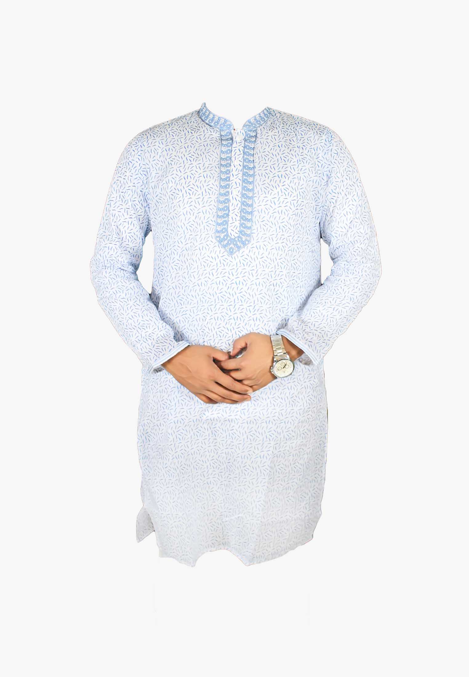 Semi long panjabi for men