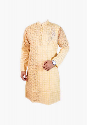 Semi long panjabi for men