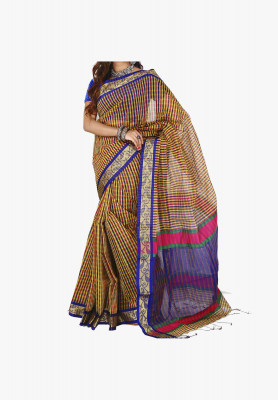 Multi-color cotton silk Saree
