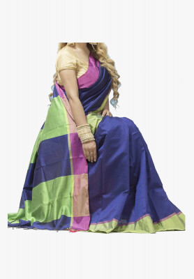 Multi-color cotton silk Saree