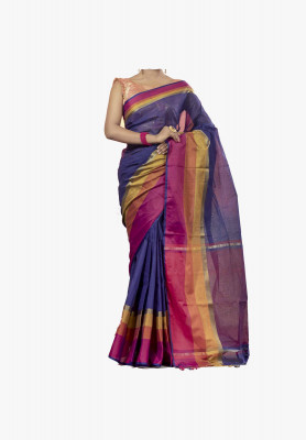 Multi-color cotton silk Saree