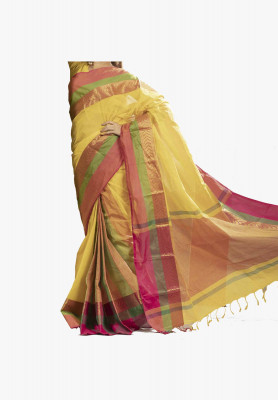 Multi-color cotton silk Saree