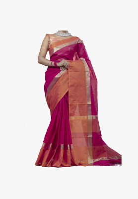 Multi-color cotton silk Saree