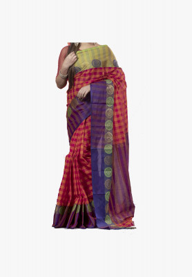 Multi-color cotton silk Saree