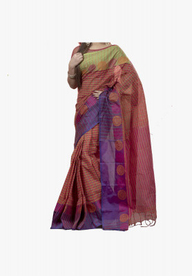 Multi-color cotton silk Saree