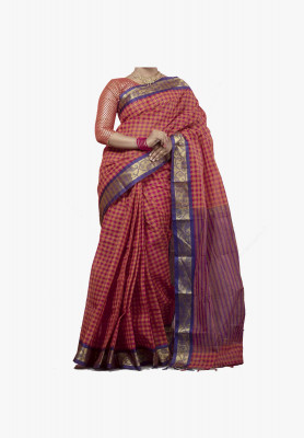 Multi-color cotton silk Saree