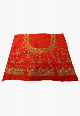 Orange and Red Stone Lehenga