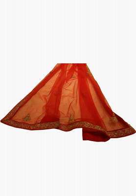 Orange and Red Stone Lehenga