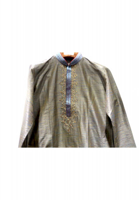 Green Shade Soft Katan Punjabi 