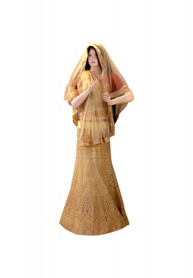 Golden stone Bombay lehenga 