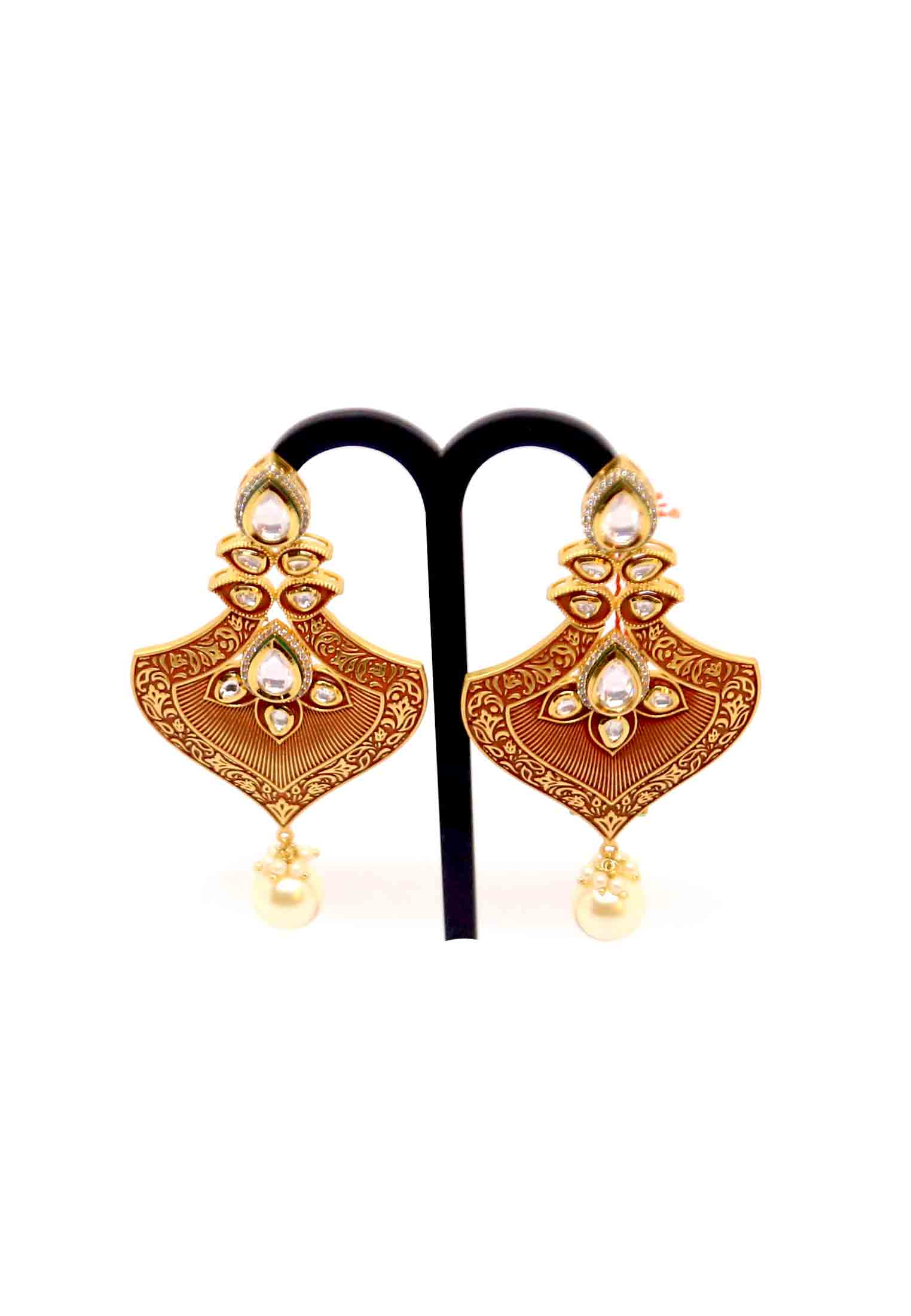 Pearl Kundon Ear ring