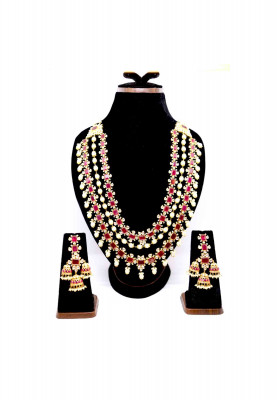 Pearl Lohori Kundon Set