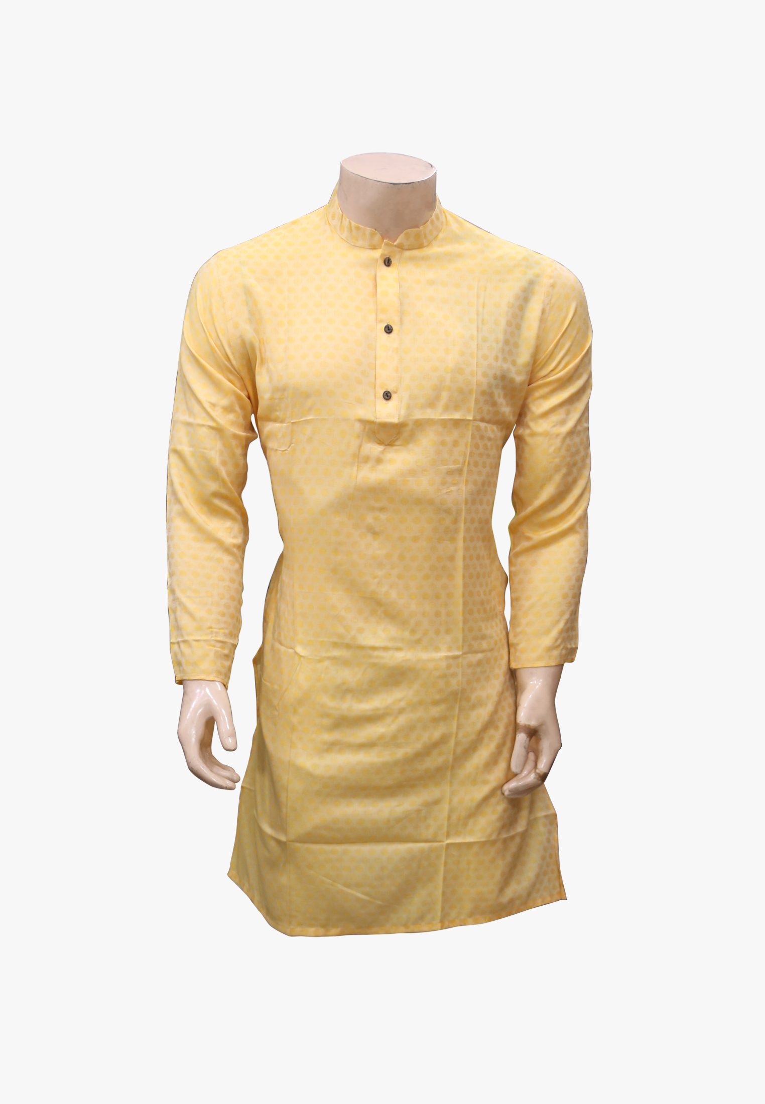 Plain Yellow Burmese Panjabi 
