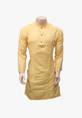 Plain Yellow Burmese Panjabi 