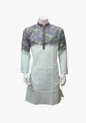 Pest Plain Cotton Indian Panjabi