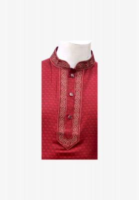 Piyaz cotton neck embroidery indian panjabi