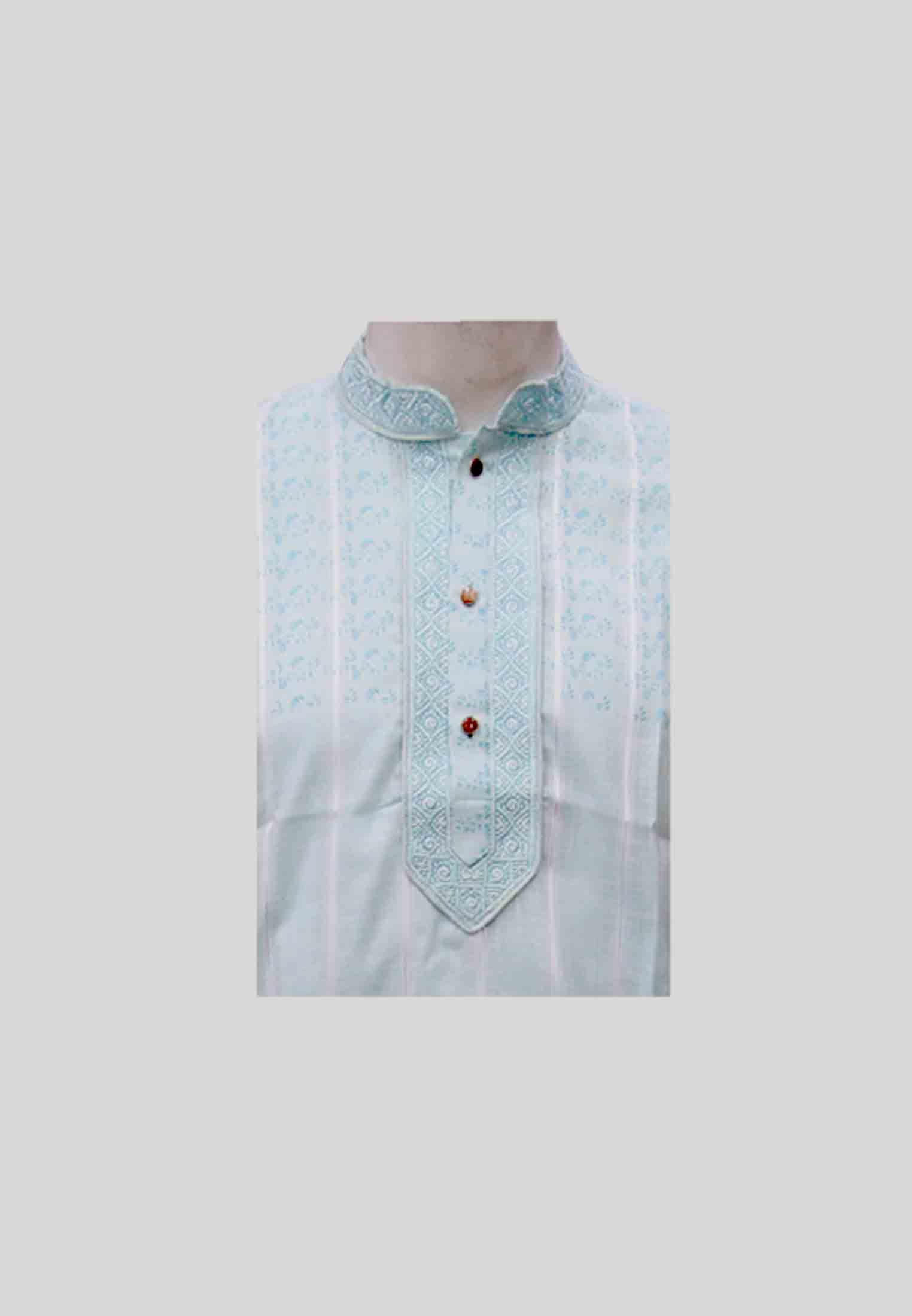 Neck print mishti indian panjabi