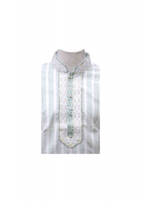 Neck embroidery cotton deshi panjabi