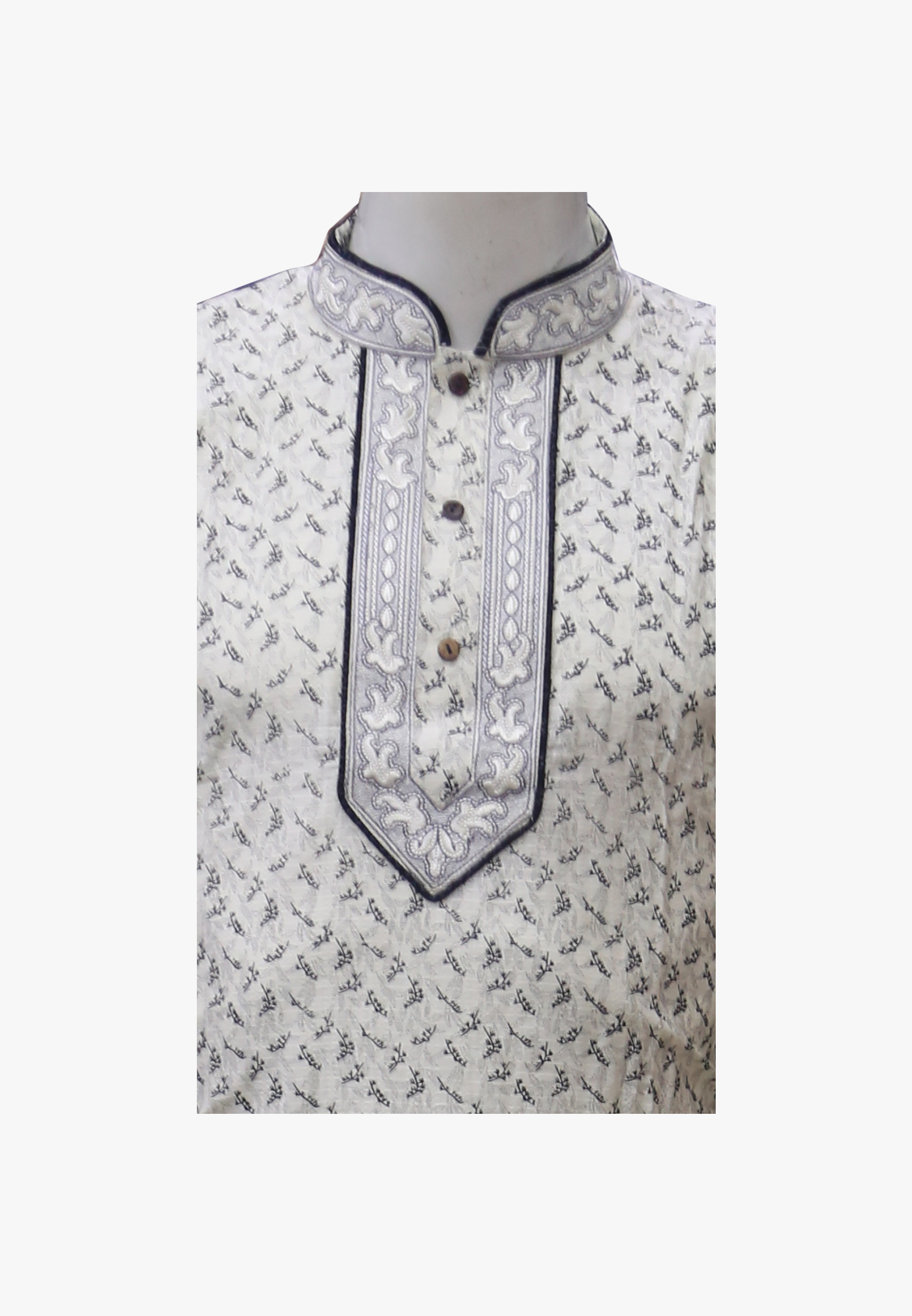 Cream  cotton deshi panjabi
